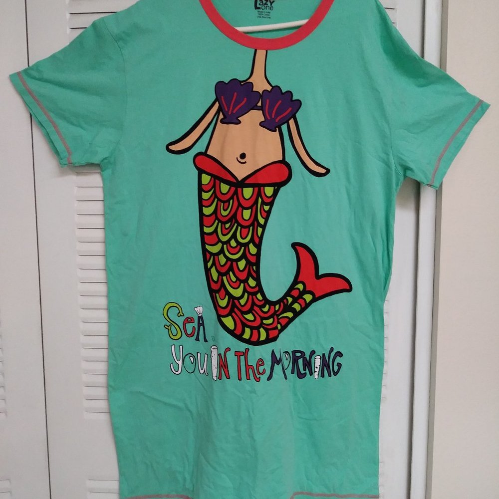 Mermaid Sleep Shirt One Size